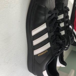 Black Super Star Adidas